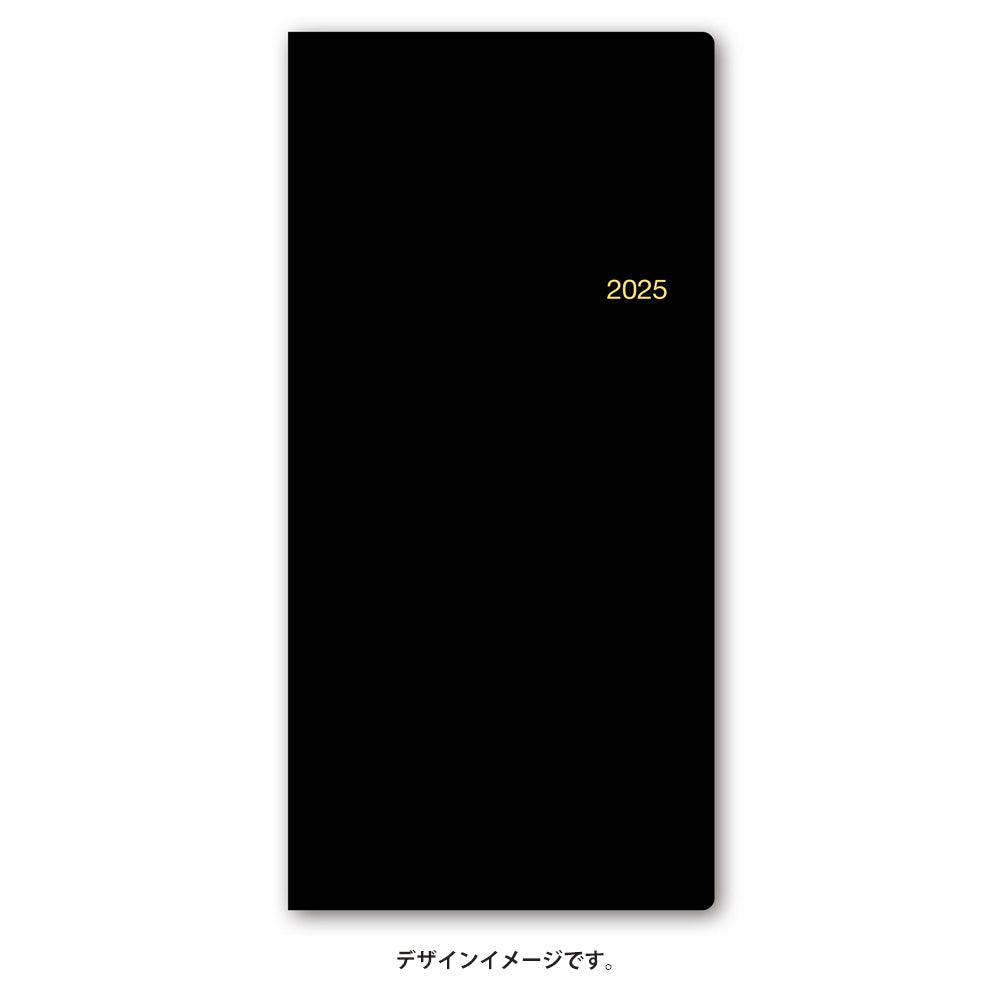 2025年1月始まり手帳 NOLTYウィック7(黒)1771 能率手帳・カレンダー