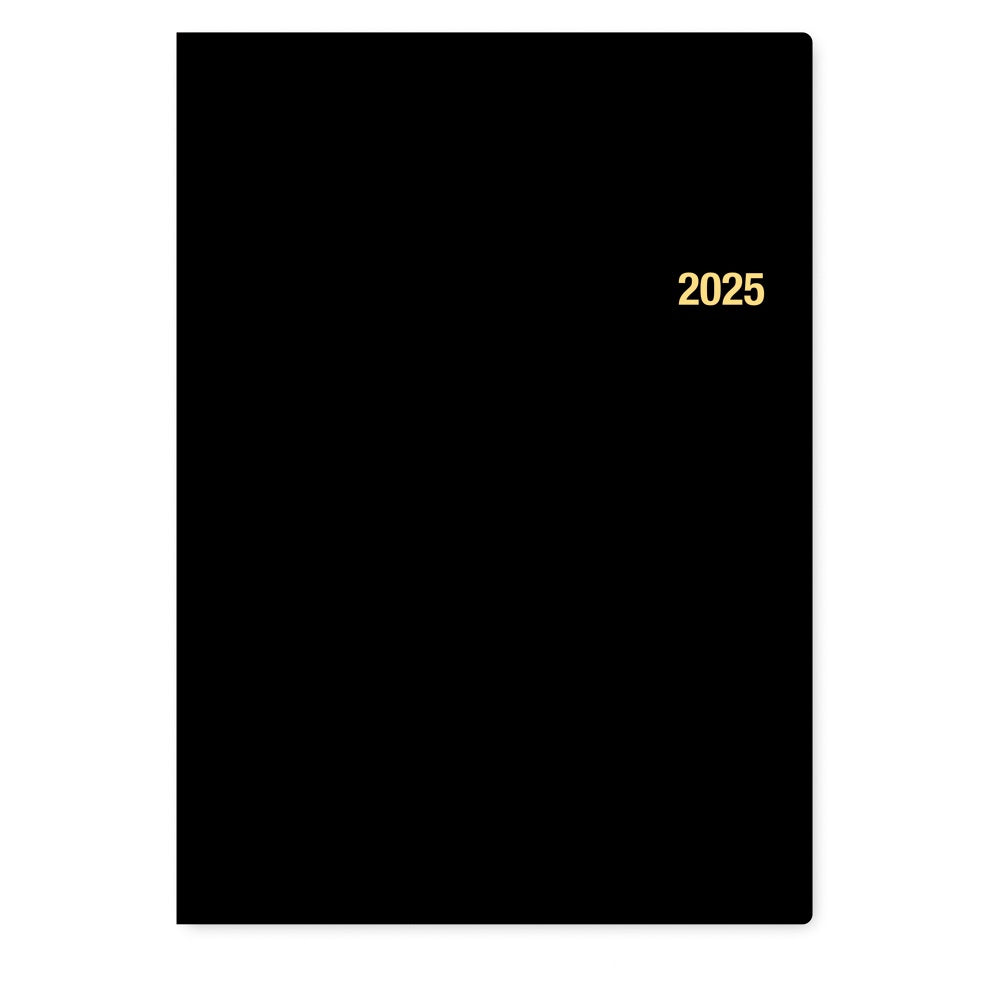 2025年 4月始まりNOLTY能率手帳A5月間ブロック(黒)9607 能率 手帳 NOLTY