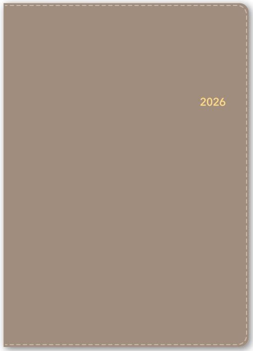 2026年1月始まりNOLTYエクリA5メモ(グレージュ)【能率手帳・カレンダー・リフィル】6323