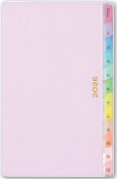 2026年1月始まりペイジェムウィークリーコンパクト-iメモ日曜(ライラック)【能率手帳】2208