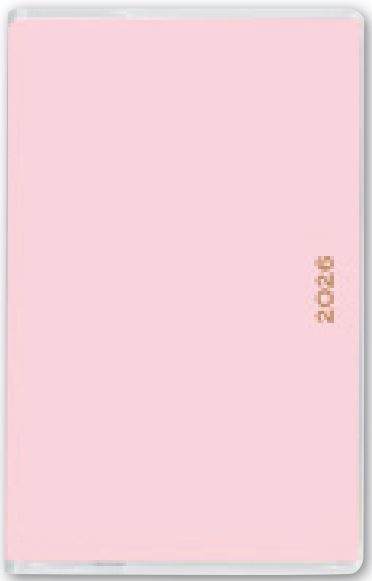 2026年1月始まりペイジェムウィークリーコンパクト-iレフト日曜(ピンク)【能率手帳】2209