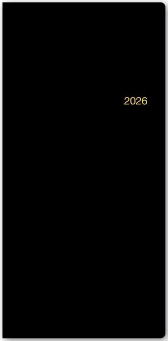 2026年1月始まりNOLTYウィック5(黒)【能率手帳・カレンダー・リフィル】1751