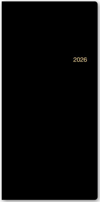 2026年1月始まりNOLTYウィック7(黒)【能率手帳・カレンダー・リフィル】1771