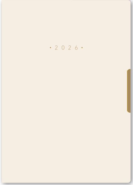 2026年1月始まりNOLTYエクリPlusB6ー7(アイボリー)【能率手帳・カレンダー・リフィル】2314