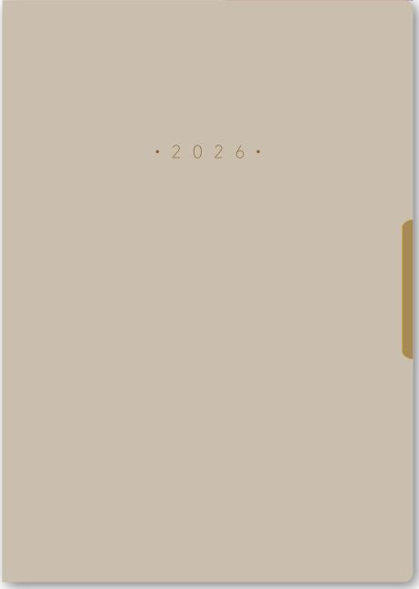 2026年1月始まりNOLTYエクリPlusB6メモ(ベージュ)【能率手帳・カレンダー・リフィル】2320