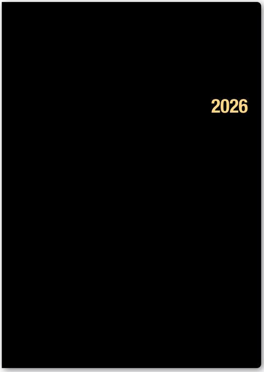 2026年1月始まりNOLTY能率手帳B5月間ブロック(黒)【能率手帳・カレンダー・リフィル】6126