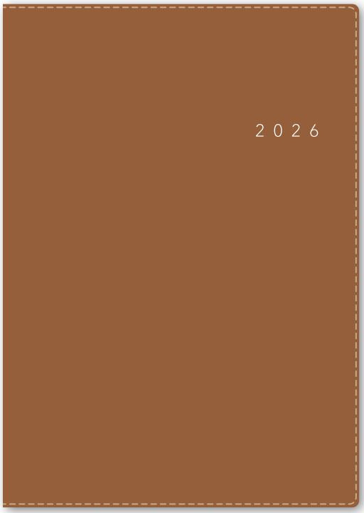 2026年1月始まりNOLTYアクセスA5マンスリー月曜始まり(キャメル)【能率手帳・カレンダー・リフィル】6474