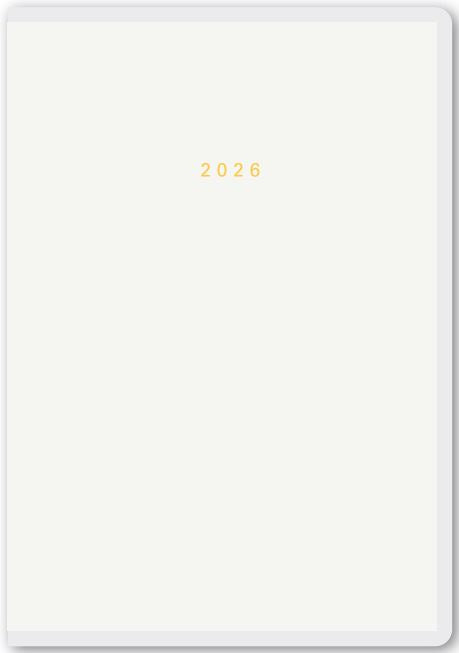2026年1月始まりNOLTYアクセスDepotB6マンスリー日曜始まり(ホワイト)【能率手帳・カレンダー・リフィル】6477