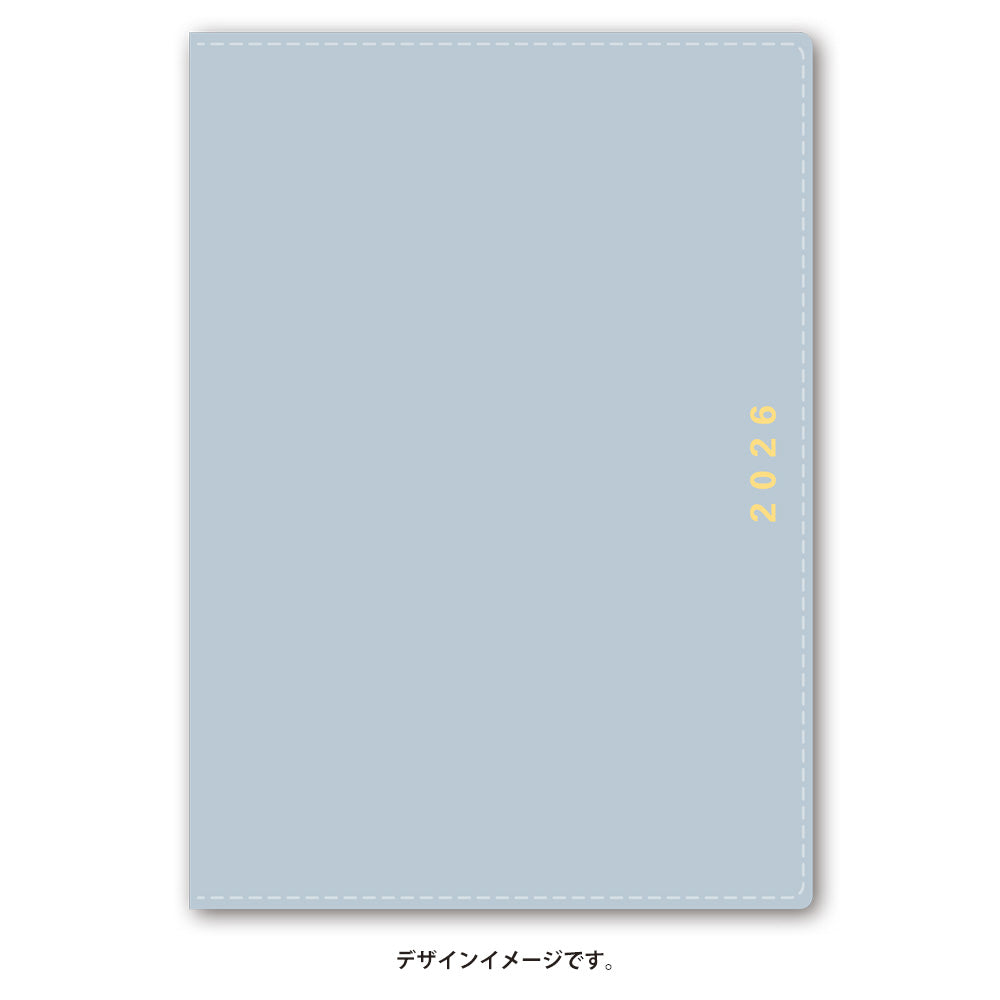 【名入れ可能手帳】2026年4月始まり NOLTYキャレルB6ウィーク2(ライトブルー)9093 能率手帳