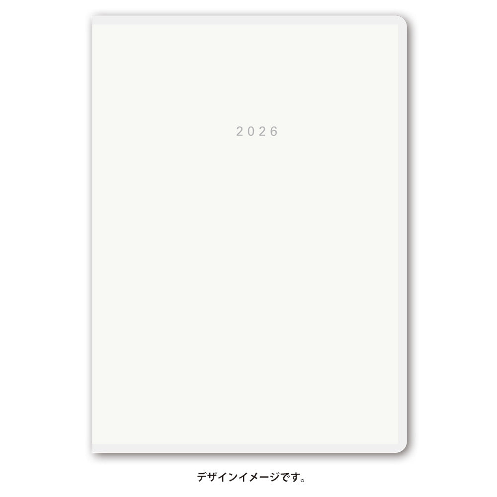 【名入れ可能手帳】2026年4月始まり NOLTYアクセスDepotA5マンスリー日曜始まり(ホワイト)9739 能率手帳