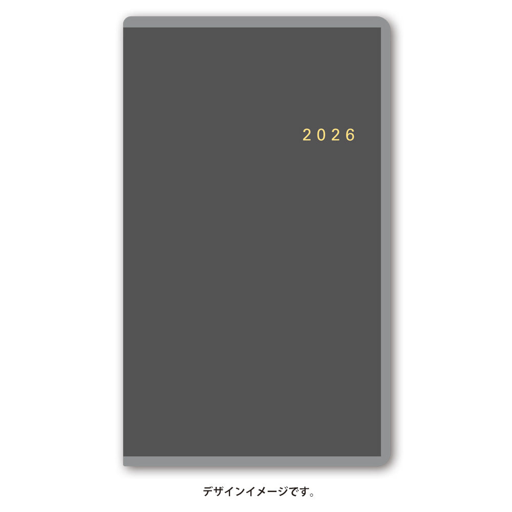【名入れ可能手帳】2026年4月始まり NOLTYアクセスマンスリーグランデ日曜始まり(ブラック)9920 能率手帳