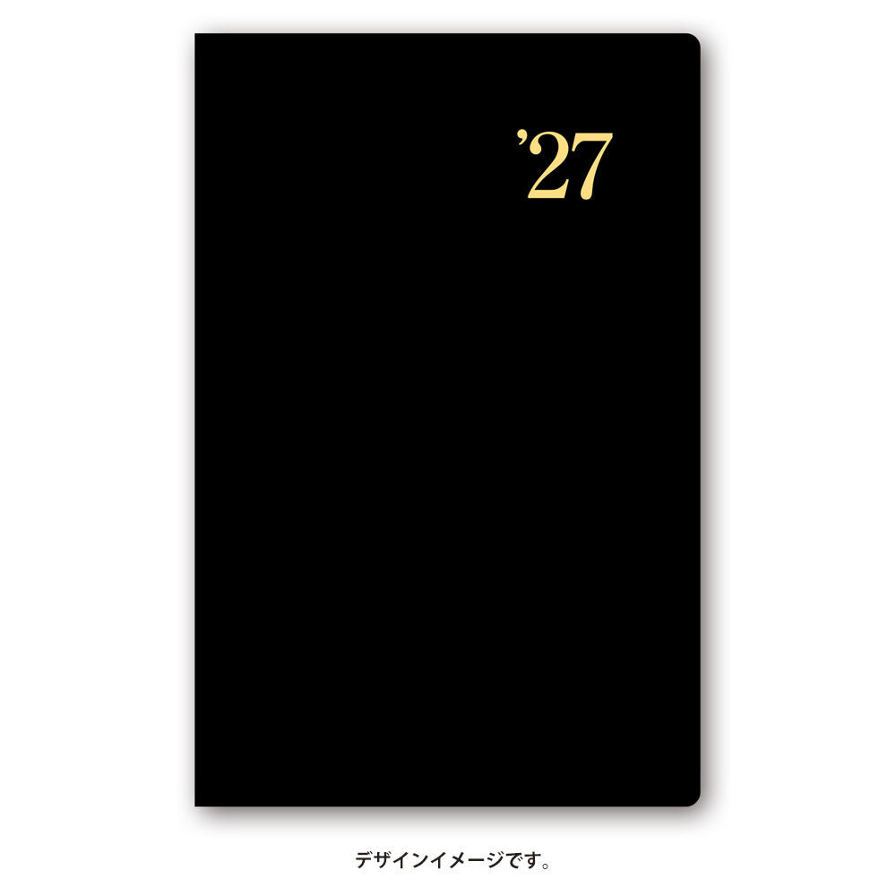 名入れ可能 2027年1月始まり NOLTY能率手帳ライツ1小型版(黒)1131