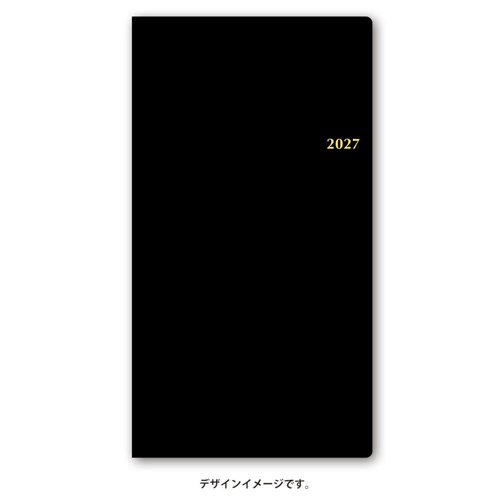 名入れ可能 2027年1月始まり NOLTYエクセル11日曜始まり(黒)1378