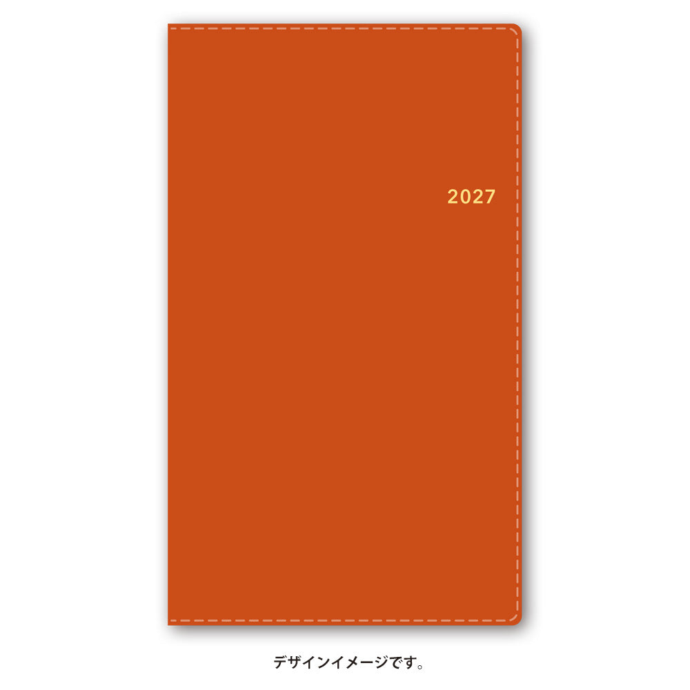 名入れ可能 2027年1月始まり NOLTYポケットカジュアル1(オレンジ)1505