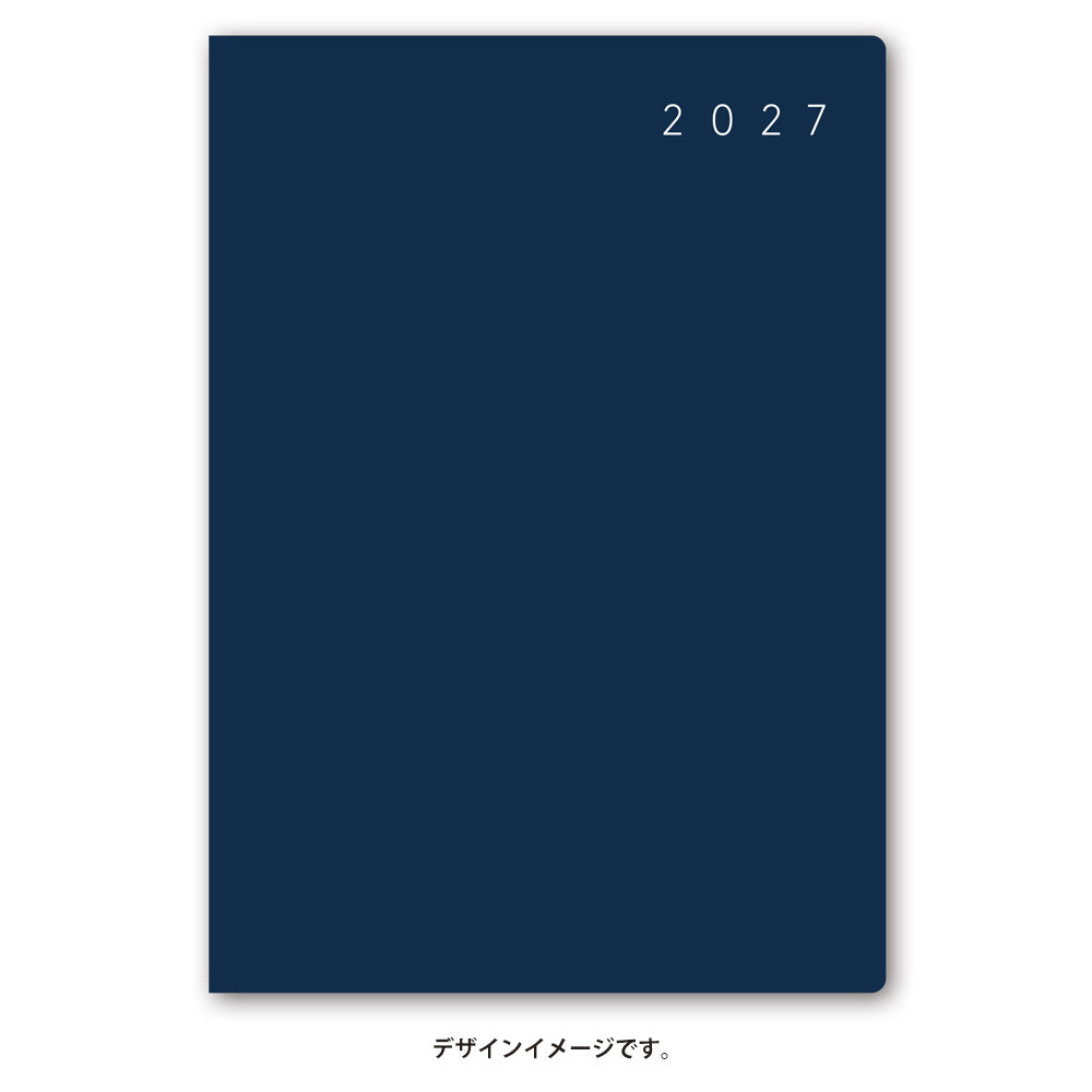 名入れ可能 2027年1月始まり NOLTYエクリB6ー5日曜始まり(ネイビー)2272