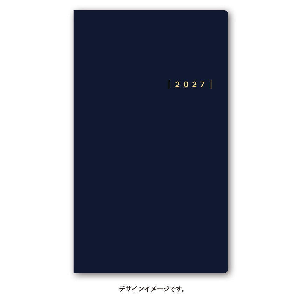名入れ可能 2027年1月始まり NOLTYワイド2(ダークネイビー)1412