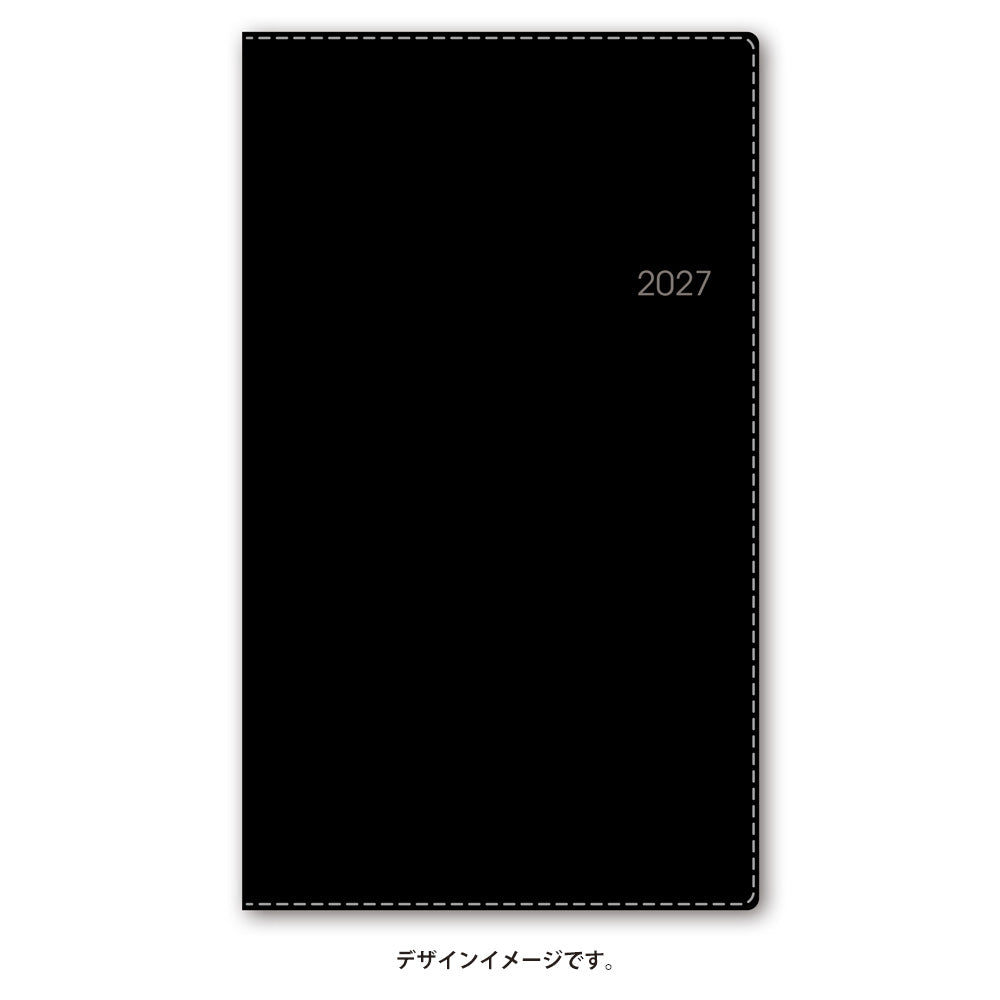 名入れ可能 2027年1月始まり NOLTYクレスト1(ブラック)1801