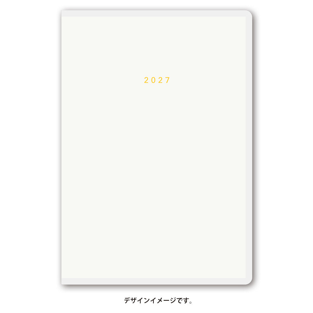 名入れ可能 2027年1月始まり NOLTYアクセスDepotB6マンスリー日曜始まり(ホワイト)6477