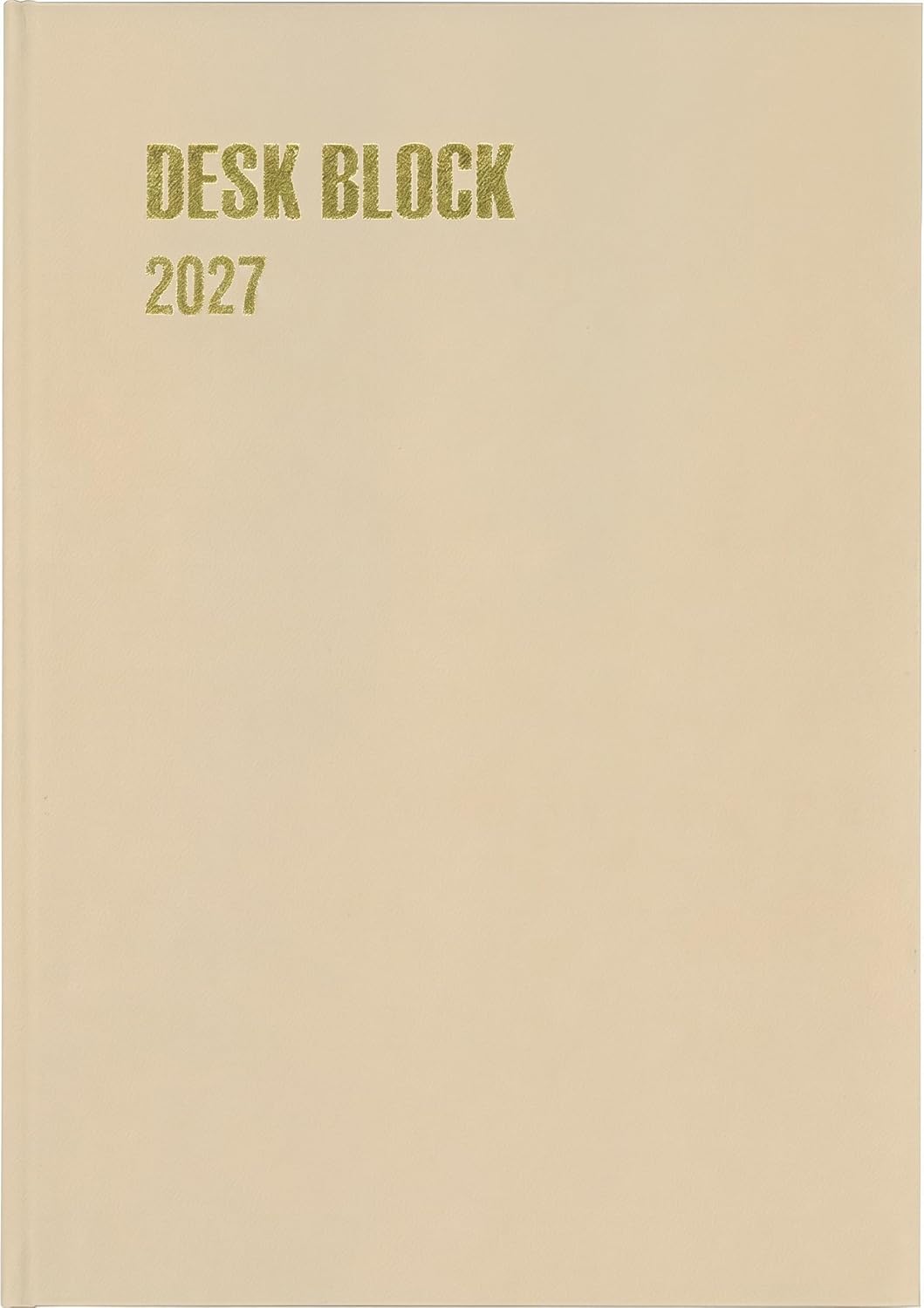 2027年1月始まりデスクブロック・A4・18ヵ月(ベージュ) 博文館169(4516601061839)