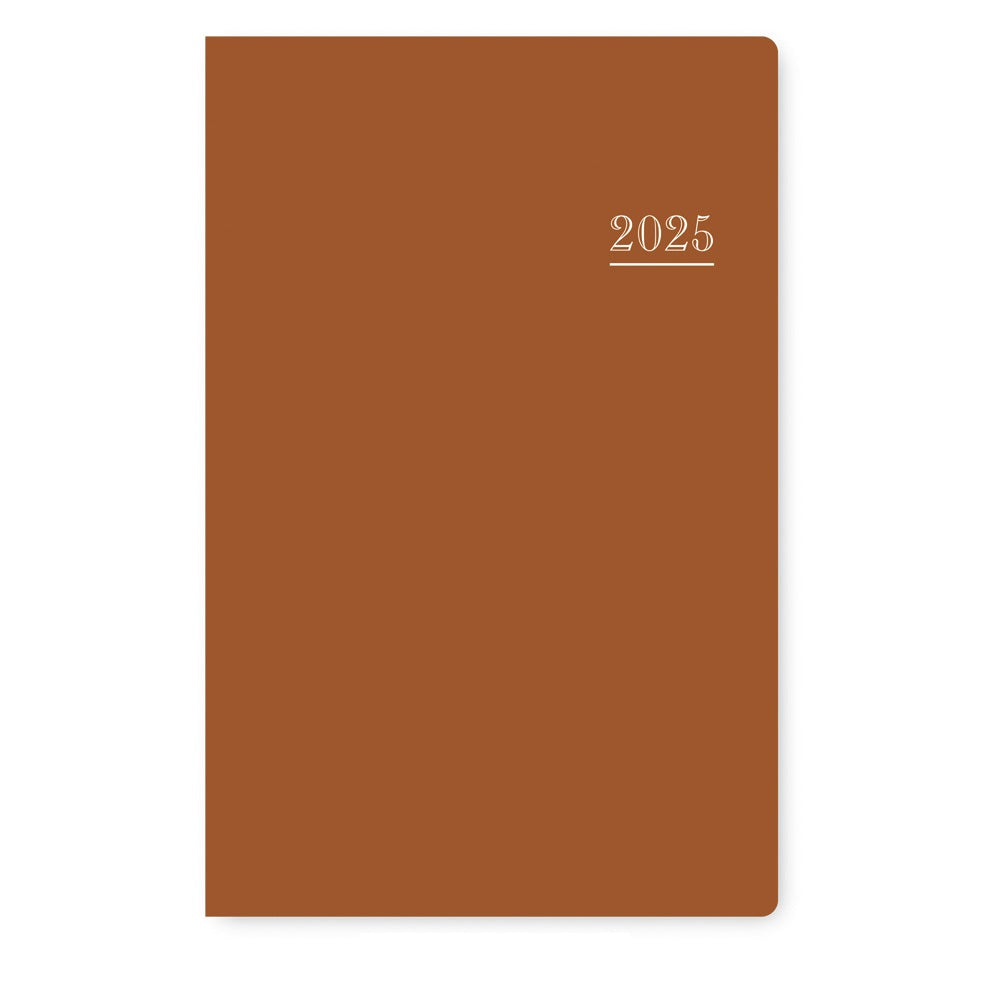 2025年 4月始まりNOLTYライツマンスリー小型版(キャメル)9008 能率 手帳 NOLTY