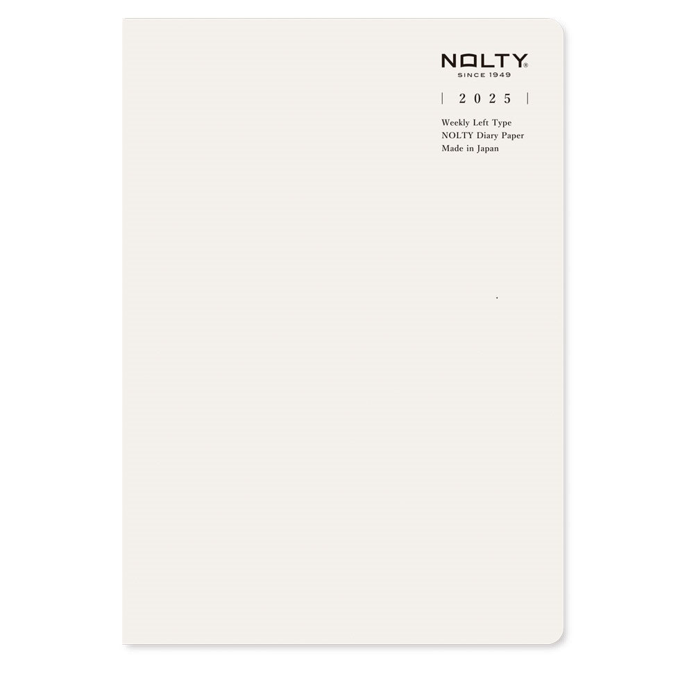 2025年 4月始まりNOLTYティオA5レフト(グレー)9313 能率 手帳 NOLTY
