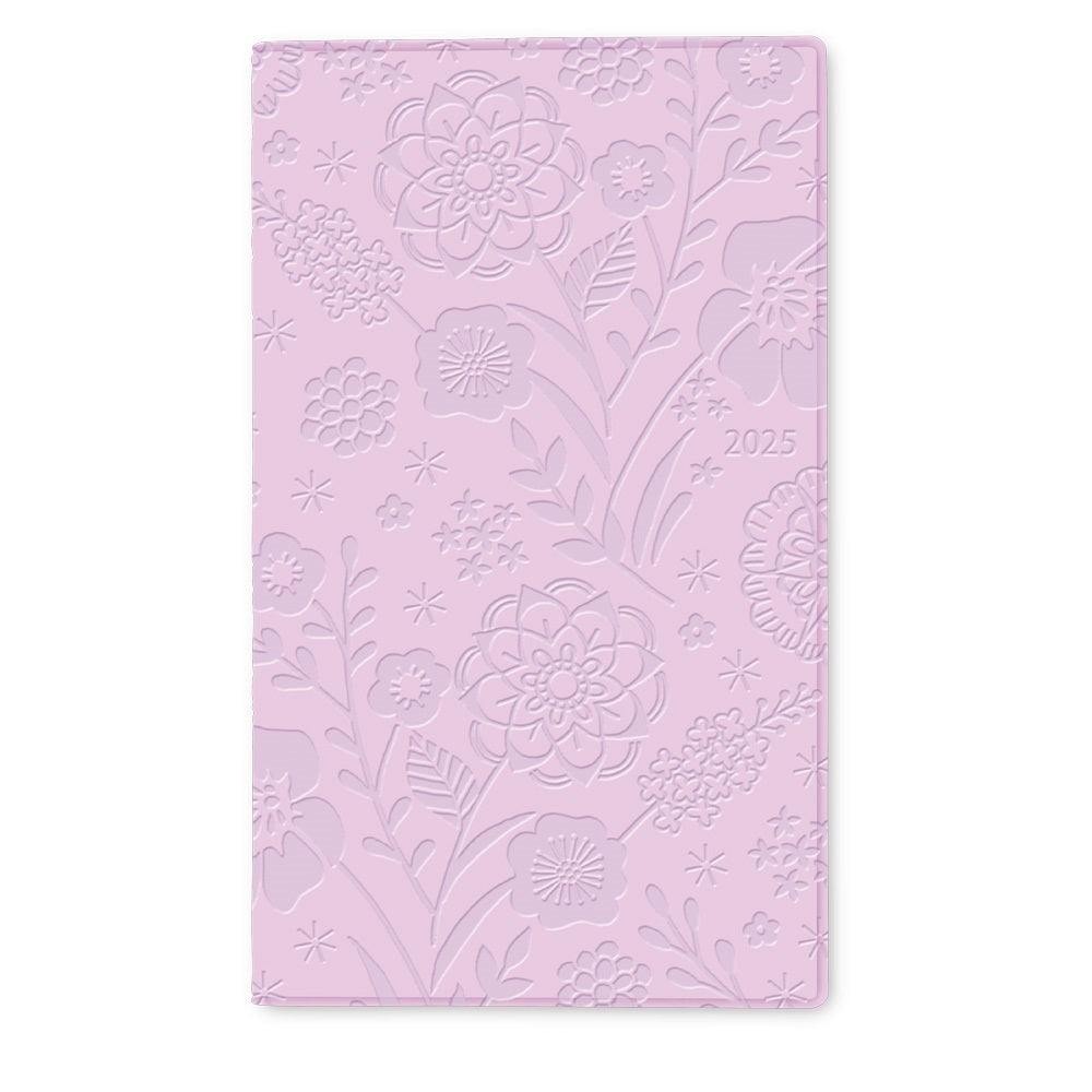 2025年 4月始まりペイジェムファミリー×マンスリーたっぷりスリム-i月曜(ラベンダー)9972 能率 手帳 ペイジェム(PAGEM)