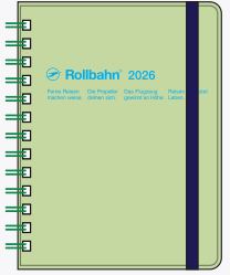 【2026年度版】2025年9月始まり手帳 ロルバーン ダイアリー クリア M160020-721 クリアグリーン