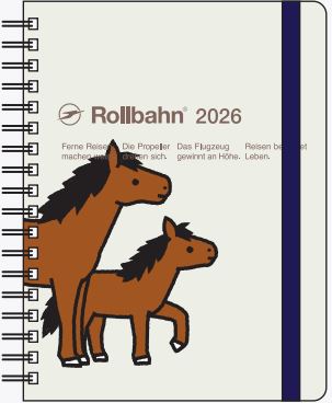 【2026年度版】2025年9月始まり手帳 ロルバーン ダイアリー ポニー M160024-200 クリーム