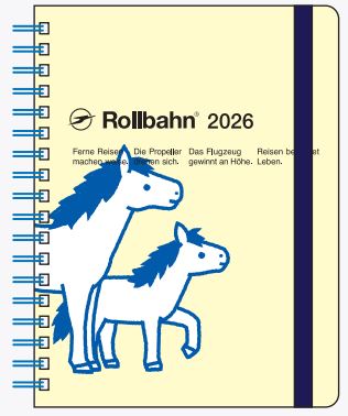 【2026年度版】2025年9月始まり手帳 ロルバーン ダイアリー ポニー L160025-205 ライトイエロー