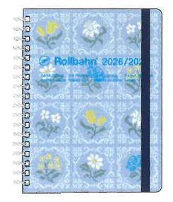 2026年3月始まり  ロルバーンダイアリーフローラＬ DELFONICS(デルフォニックス) ライトブルー 360031-360