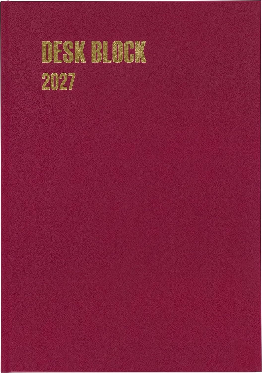 2027年1月始まりデスクブロック・Ａ４・１８ヵ月(ルージュ) 博文館205