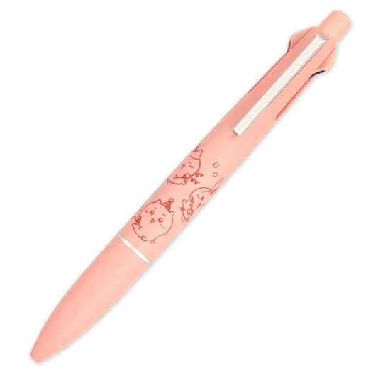 【おめでとう（ピンク)】ジェットストリームライト 4&1 ちいかわ 限定 コラボ ボールペン 名入れ 無料 送料無料 多機能ペン 0.5mm 三菱鉛筆 シャープペン キャラクター グッズ ハチワレ うさぎ モモンガ 誕生日 プレゼント ギフト 入学 祝