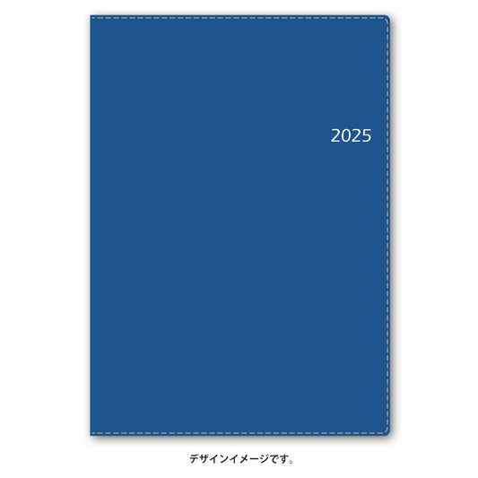 2025年1月始まり手帳 ＮＯＬＴＹリフレ３（ブルー）6238 能率手帳・カレンダー