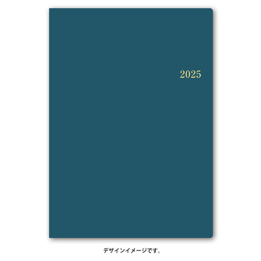 2025年1月始まり手帳 ＮＯＬＴＹメモリー３（ブルー）7132 能率手帳・カレンダー