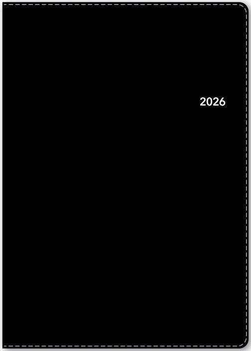 2026年1月始まりＮＯＬＴＹエクリＡ５メモ（ブラック）【能率手帳】6322
