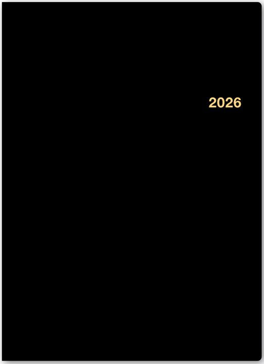 2026年1月始まりＮＯＬＴＹリングＡ５（ブラック）【能率手帳・カレンダー・リフィル】6421