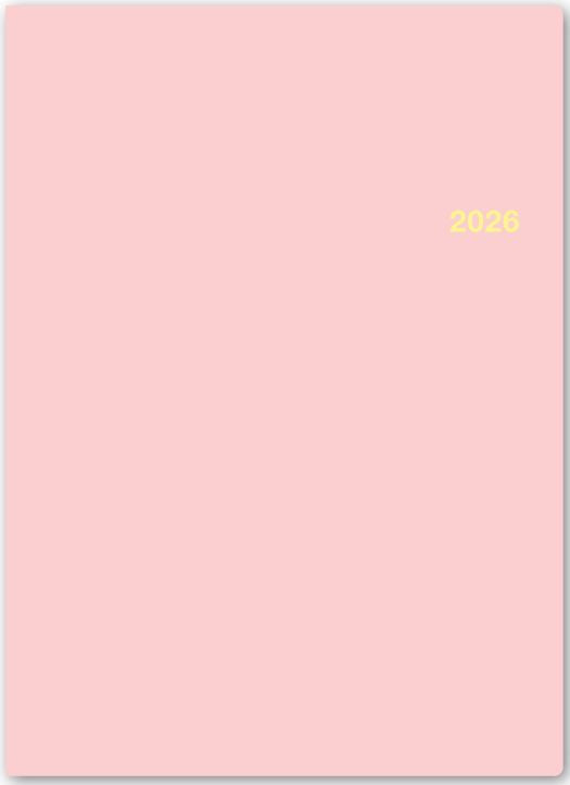 2026年1月始まりＮＯＬＴＹリングＡ５（ピンク）【能率手帳】6422