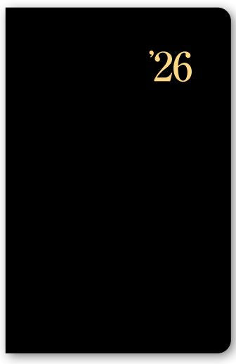 2026年1月始まりＮＯＬＴＹ能率手帳１小型版（黒）【能率手帳】1111