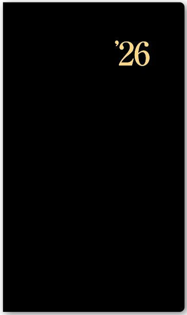 2026年1月始まりＮＯＬＴＹ能率手帳ワイド５（ブラック）【能率手帳】1415