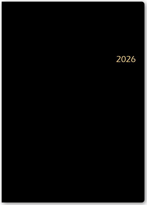 2026年1月始まりＮＯＬＴＹリフレ１（ブラック）【能率手帳・カレンダー・リフィル】6236