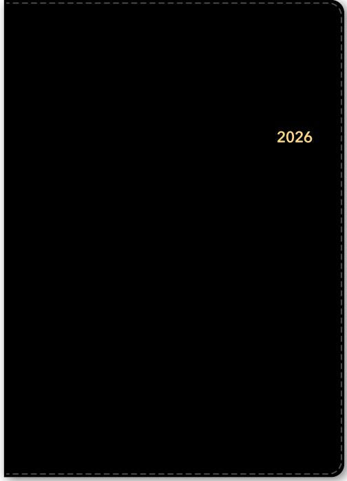 2026年1月始まりＮＯＬＴＹエクリＡ５－１（ブラック）【能率手帳】6310