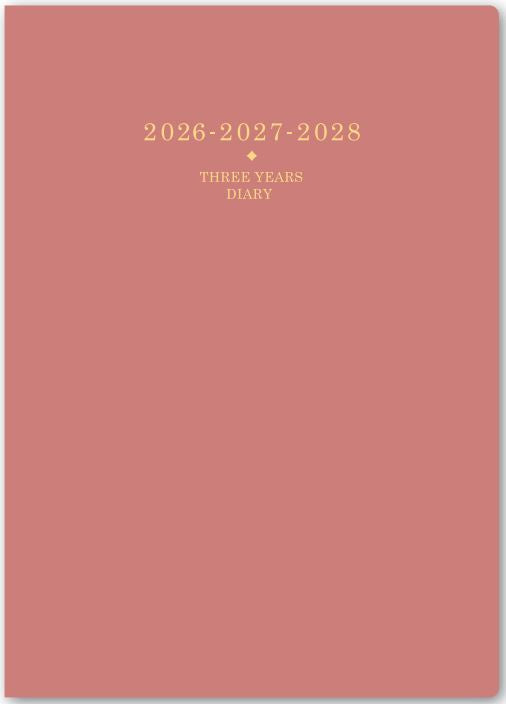 2026年1月始まりＮＯＬＴＹメモリー３年日誌（ピンク）【能率手帳・カレンダー・リフィル】7332
