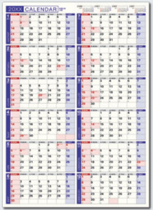 2026年1月始まりＮＯＬＴＹカレンダー壁掛（Ａ２縦）【カレンダー】C131