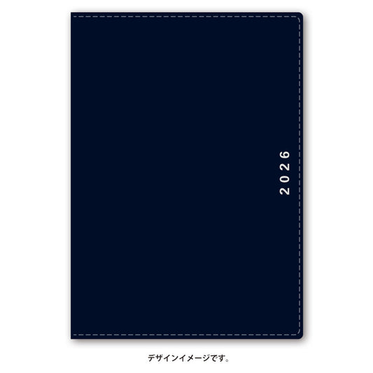 【名入れ可能手帳】2026年4月始まり ＮＯＬＴＹキャレルＢ６ウィーク２（ネイビー）9088 能率手帳