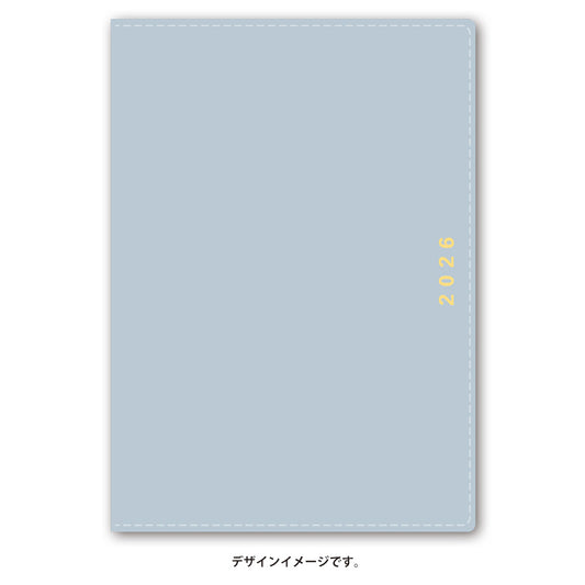 【名入れ可能手帳】2026年4月始まり ＮＯＬＴＹキャレルＢ６ウィーク２（ライトブルー）9093 能率手帳