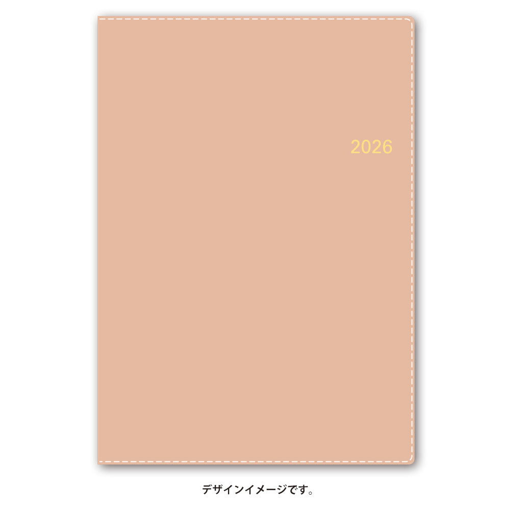 【名入れ可能手帳】2026年4月始まり ＮＯＬＴＹアクセスＡ５－３（ピンク）9688 能率手帳