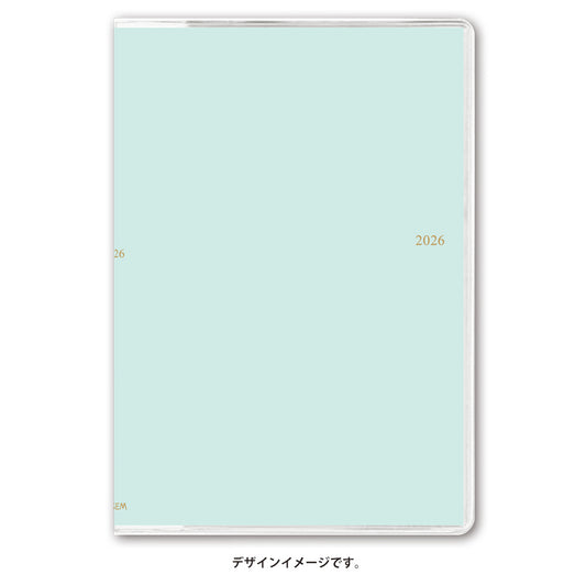 2026年4月始まり ペイジェムウィークリーＡ５－ｉバーチカル月曜（ミント）9701 能率手帳