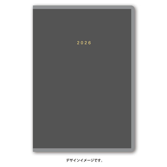 【名入れ可能手帳】2026年4月始まり ＮＯＬＴＹアクセスＤｅｐｏｔＢ６マンスリー月曜始まり（ブラック）9731 能率手帳