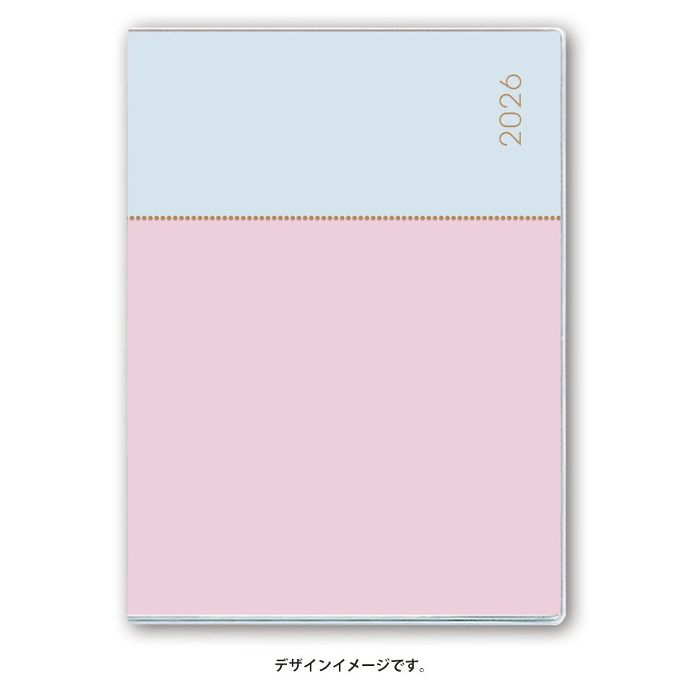 2026年4月始まり ペイジェムマンスリーＰｅｔｉｔ－ｉアイダにメモ日曜（バタフライピー）9820 能率手帳