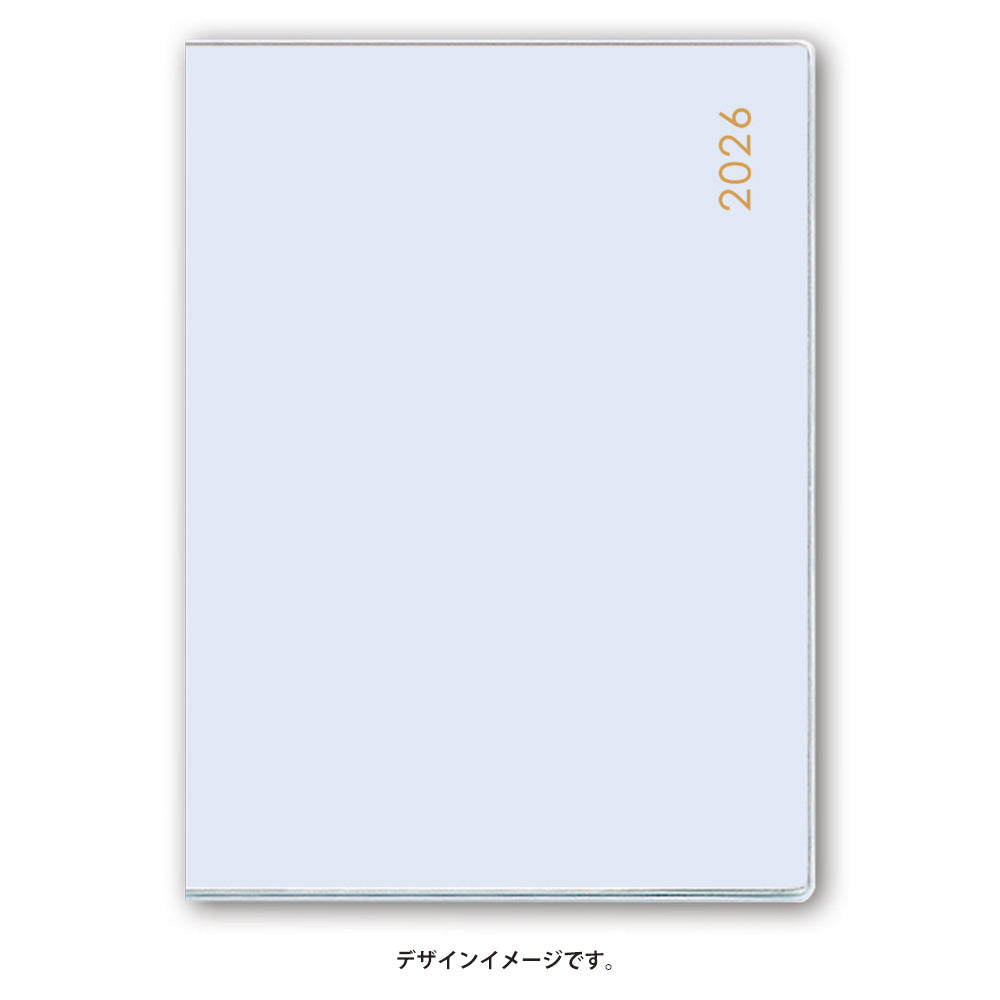 2026年4月始まり ペイジェムマンスリーＰｅｔｉｔ日曜（ブルー）9826 能率手帳